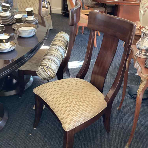 Double Pedestal Oval  Dining Table With Six Chairs