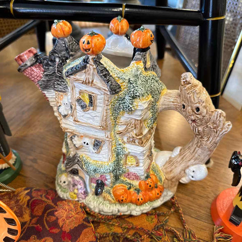 Fitz & Floyd Haunted House Pitcher