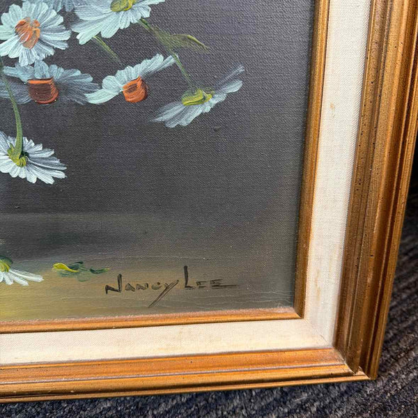 Daisies in Vase Painting