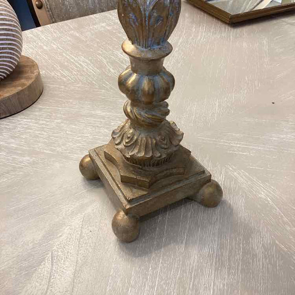 Decorative Candlestick - Resin Gold Base