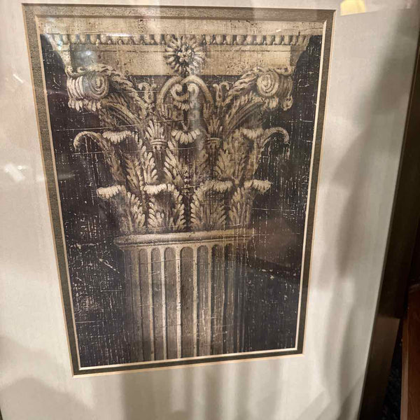 Pair of Framed Corinthian Column Prints