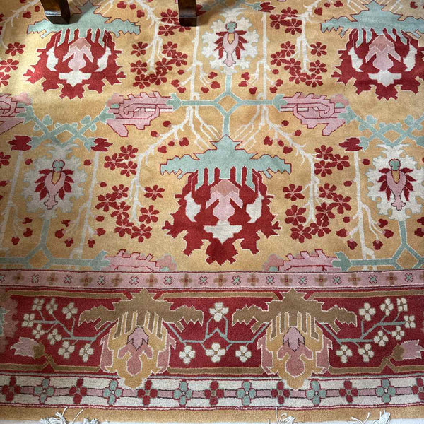 Red, Yellow, & Turquoise Rug