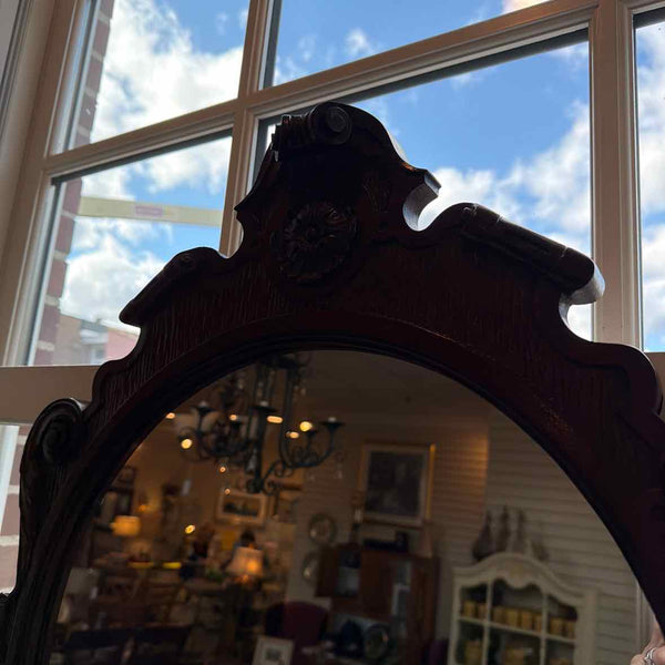 Carved Fruitwood Mirror