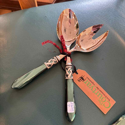 Vietri Aladdin Green Salad Server Set