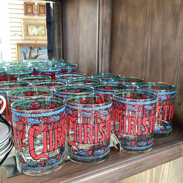 Set of 14 Christmas Glasses