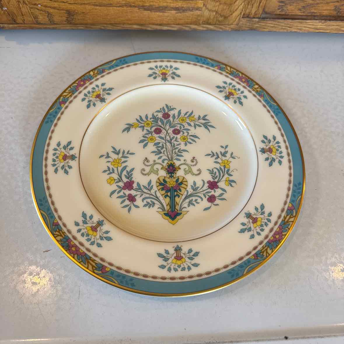 Lenox Blue Flowers  Plate