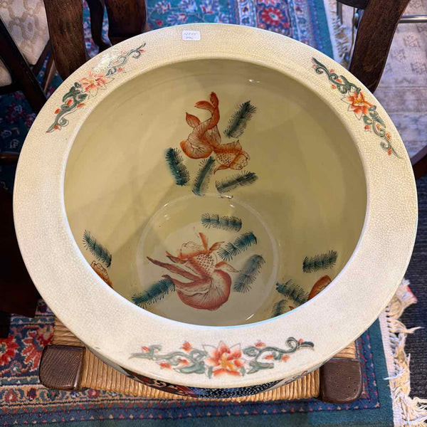 Large Asian Fish Bowl