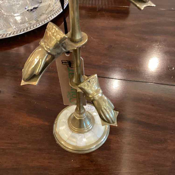 Brass Three Hand Letter Holder