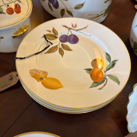 Evesham Gold Plates - Set of 6