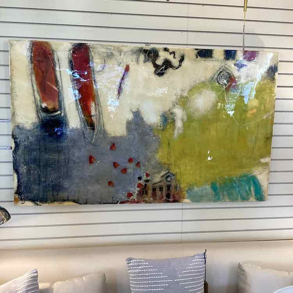 Abstract Painting With High Gloss Finish