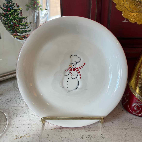 Four Williams Sonoma Appetizer Plates