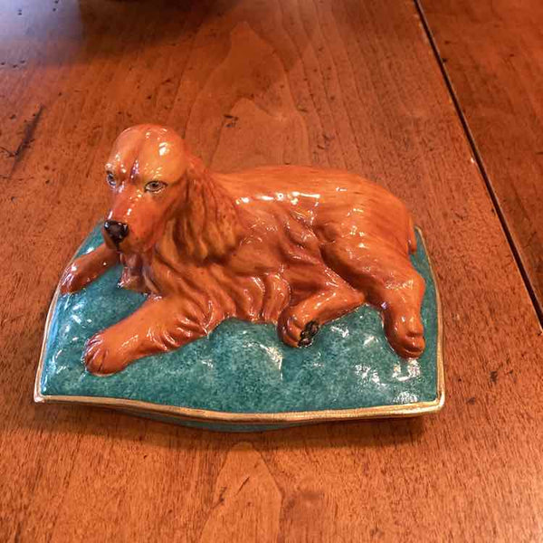 Halycon Days "Golden Cocker Spaniel" Figurine