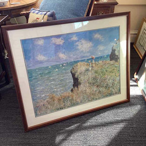 Monet Print - Cliff Walk