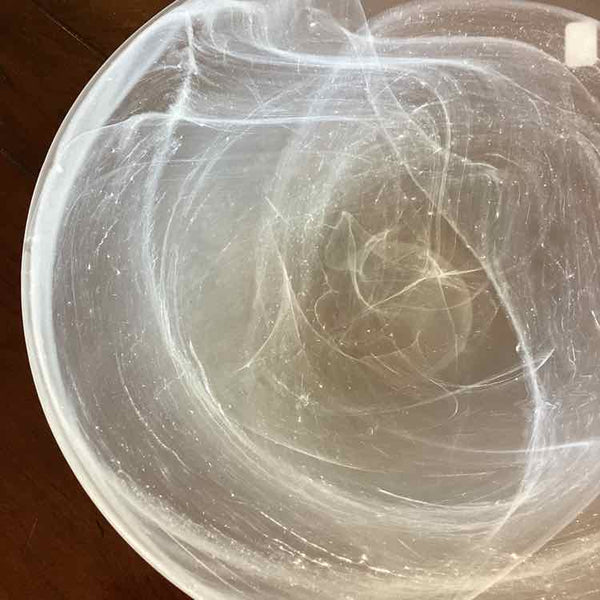Opaque Alabaster-like Glass Bowl