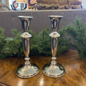 Pair Of Pewter Candlesticks