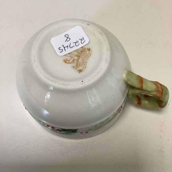 Belleek Holly Flat Cup (Brown Stamp)