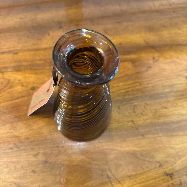 Brown Glass Vase