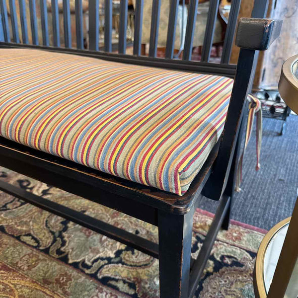 Black Bench w/Cushion