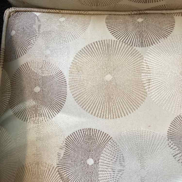 Taupe And Cream Slipper Chair