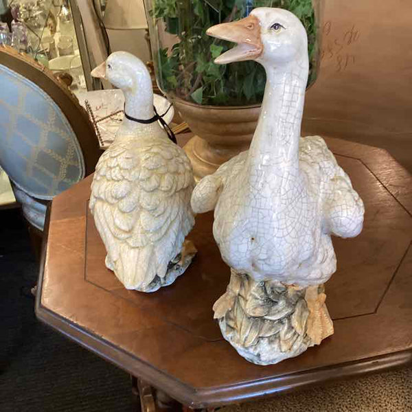 Kaldun & Bogle Pair of Goose Figurines