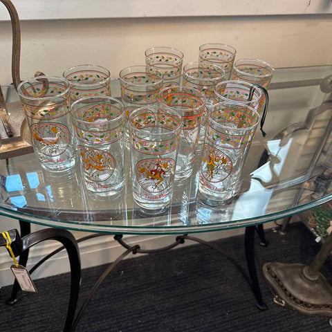 Twelve Days Of Christmas Glasses