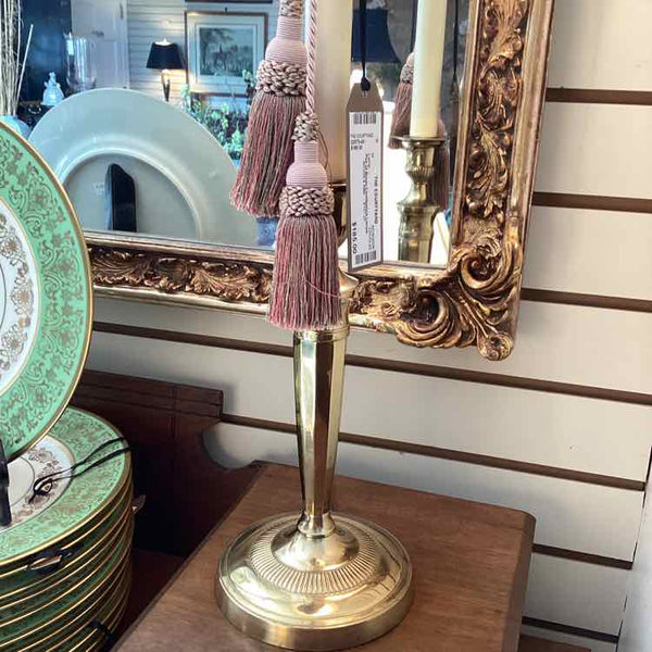 Pair of Brass Candlestick Lamps