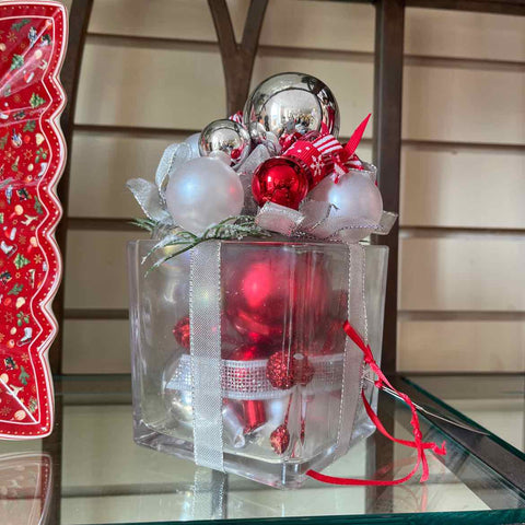 Glass Present Decor