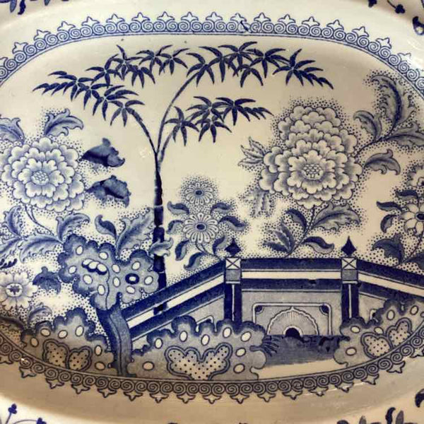 Blue/White Davenport Stone China Tray