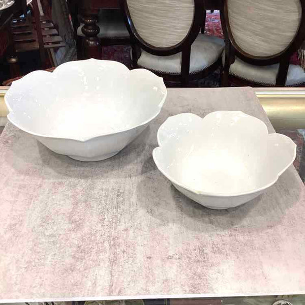 Two Japanese White Porcelain Bowls