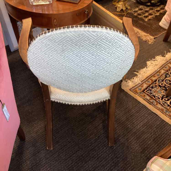 Victorian Greek Pattern Nailhead Chair