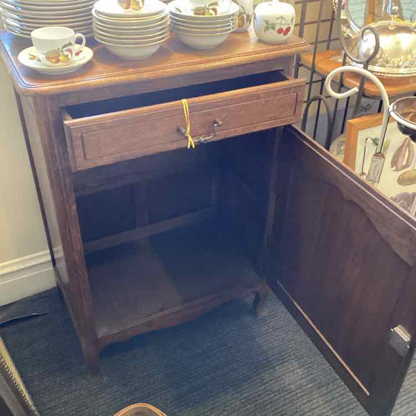 French Oak Side Cabinet