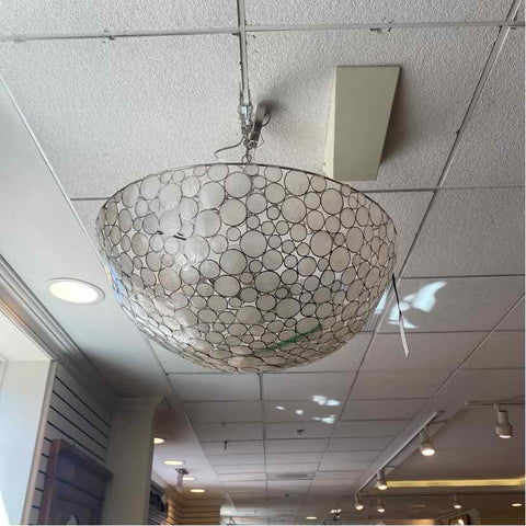 Pearlized Mosaic Chandelier