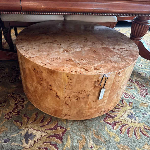 Round Burl Coffee Table