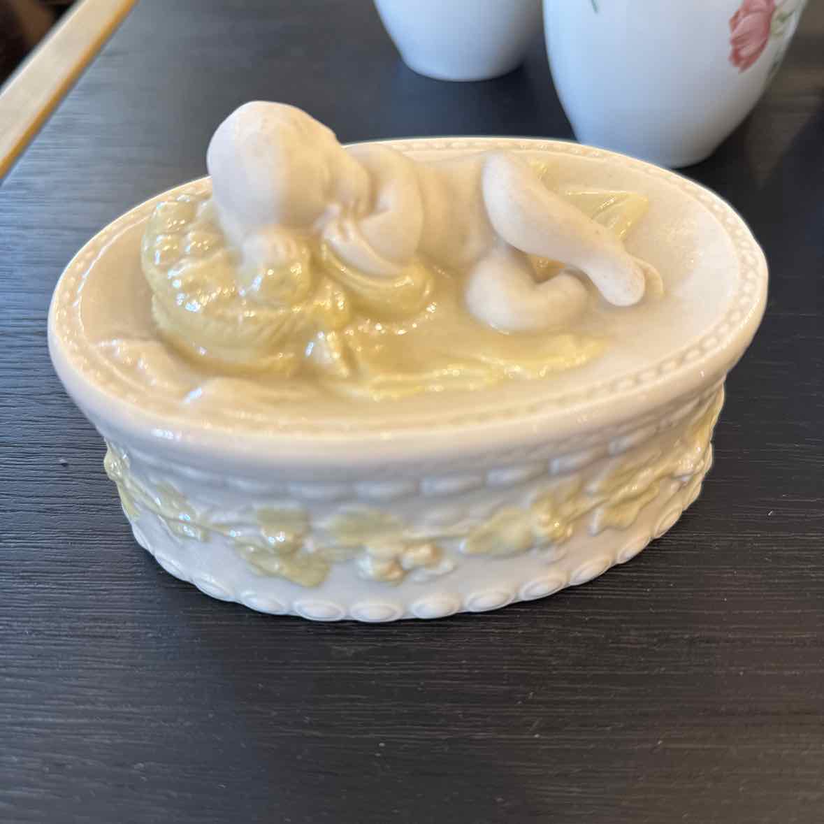 Belleek Trinket Box