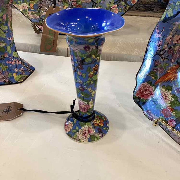 Crown Ducal Blue Chintz Vase