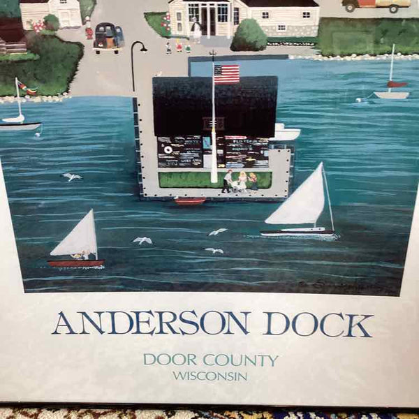 Door County Framed Print "Anderson Dock"