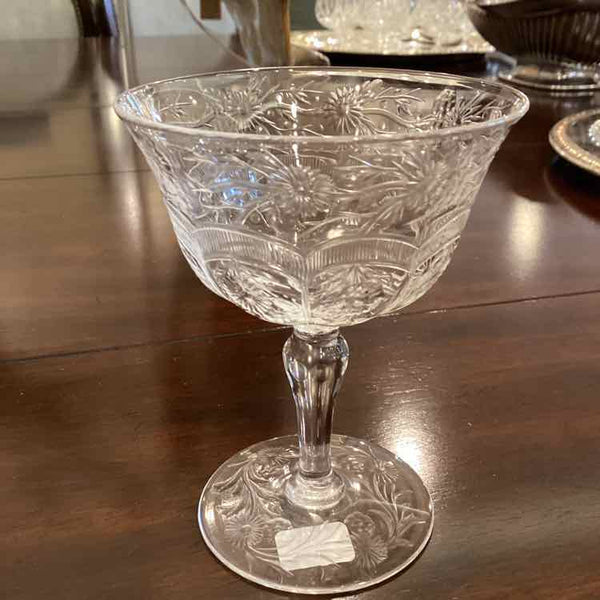 Webb Corbett Crystal Sherbet Glasses - Set of 9