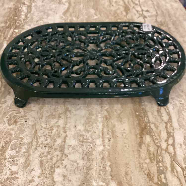 Green Metal Trivet