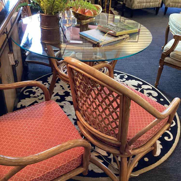 Rattan Table And Four Chairs