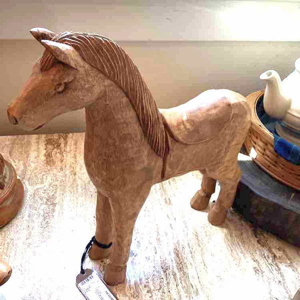 Carved Wooden Horse