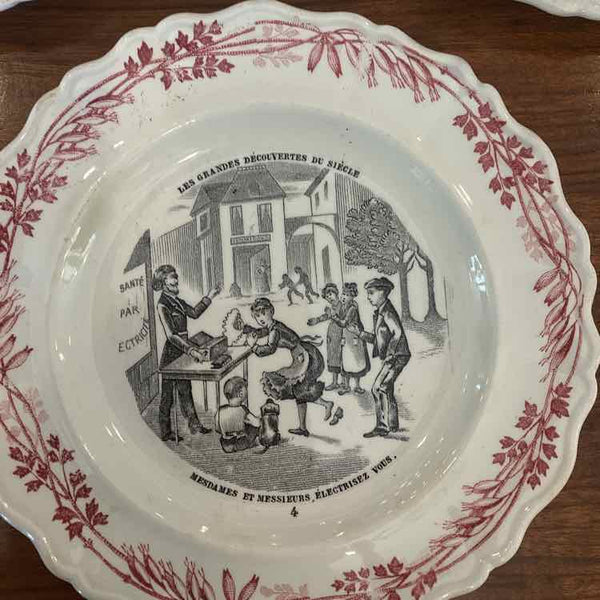 French Transferware Plates