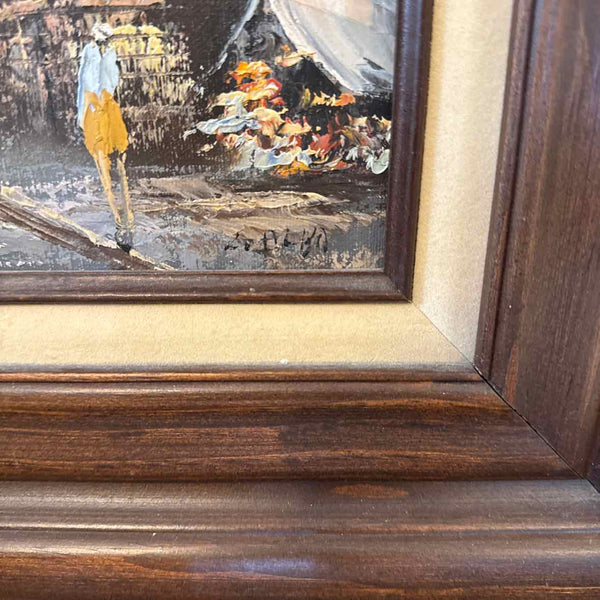 Signed European Street Scene