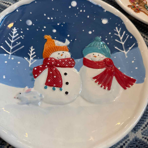Two Christmas Plates