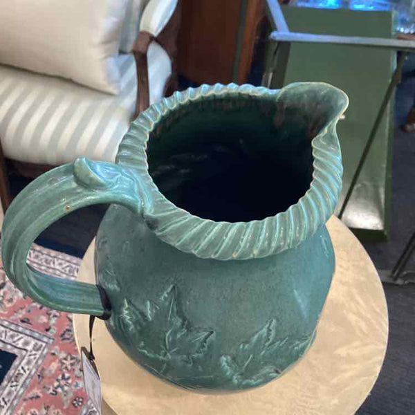 Vintage Leaf Embossed Pitcher