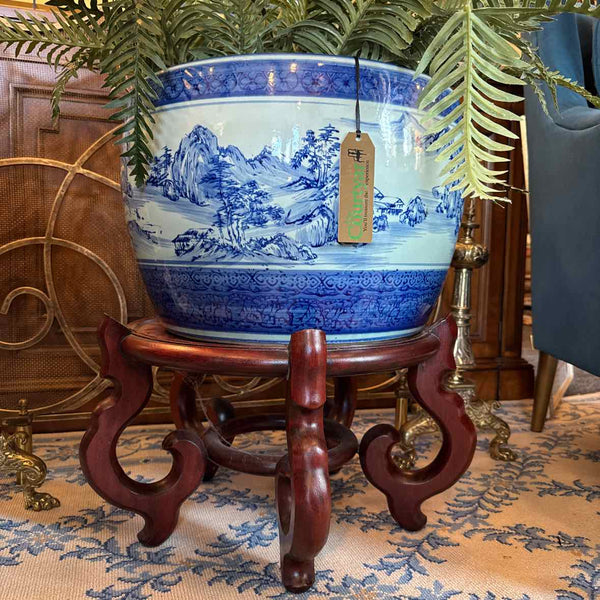 Asian Planter With Base