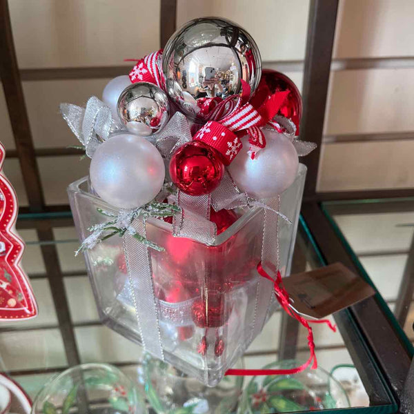 Glass Present Decor
