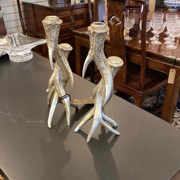 Pair Antler Candlesticks