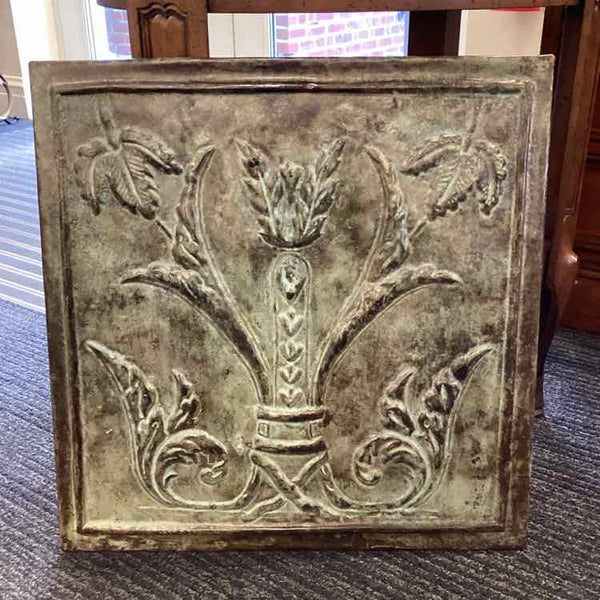 Square Metal Wall Plaque