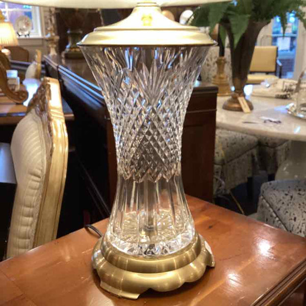 Crystal & Brass Lamp