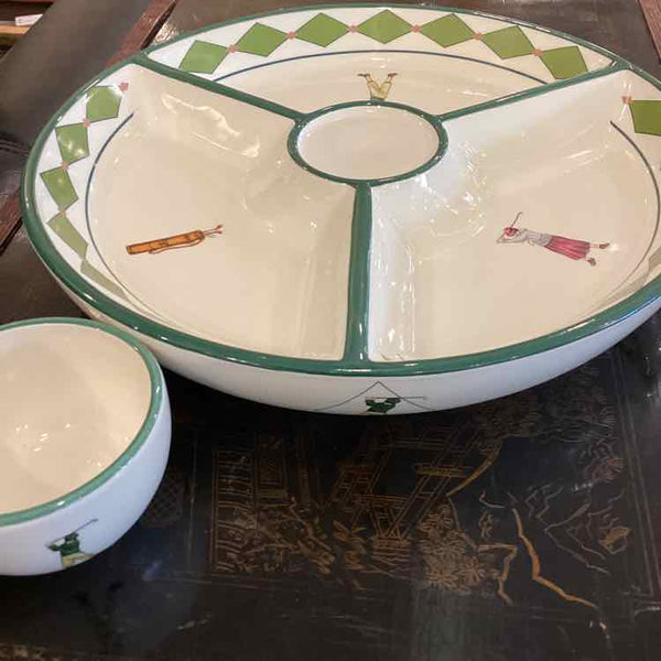 Golf Chip and Dip Set  "As Is"